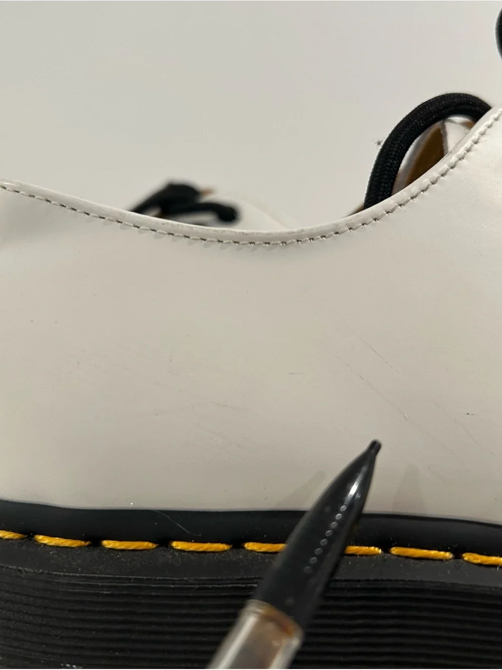 Dr. Martens 1461 Quad White Platform Oxford Shoes Women’s 8 EU 39